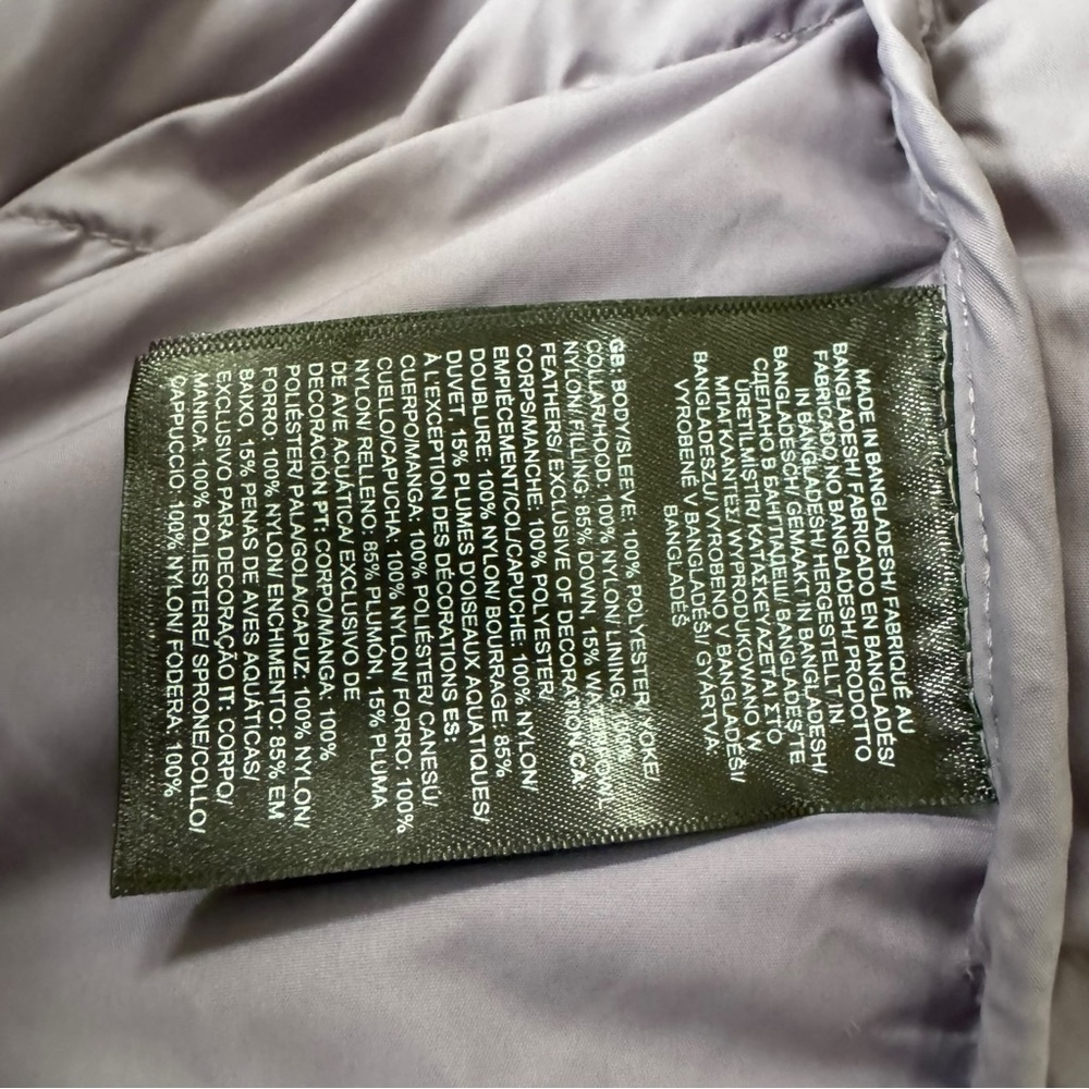 The North Face Purple and Black Puffer Jacket - Picture 8 of 10